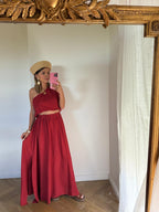 Conjunto Paloma Rojo