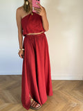 Conjunto Paloma Rojo