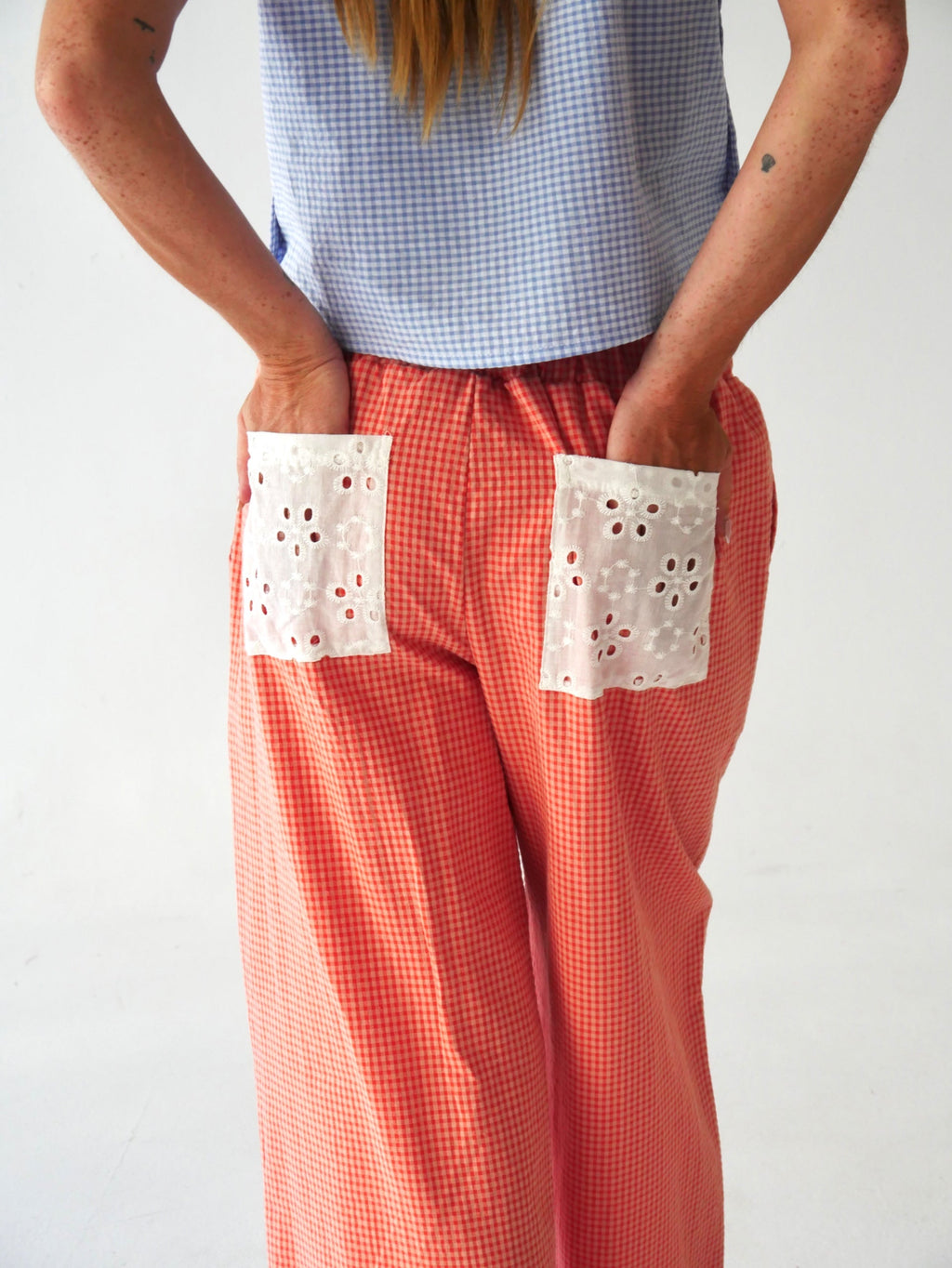 Pantalón Claudia Vichy Naranja