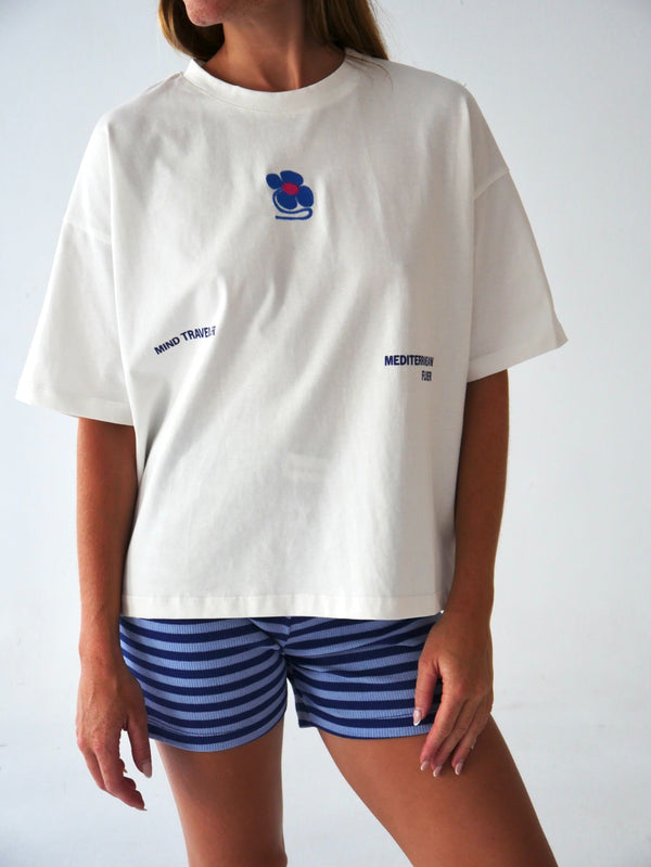T-Shirt Fleur Méditerranéenne
