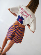 Short Fleur Méditerranéenne