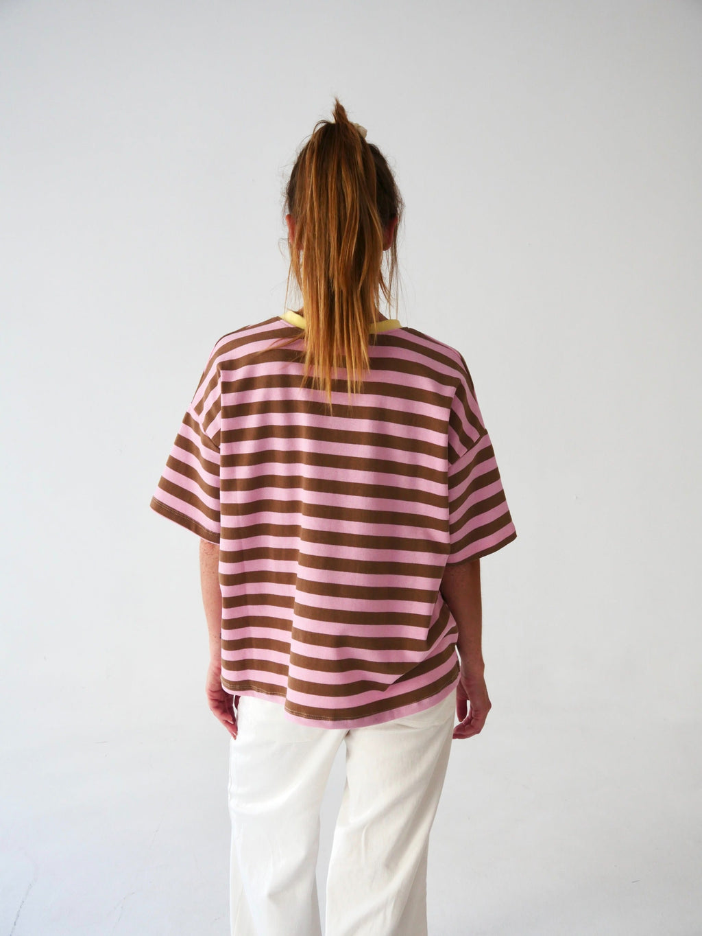 T-Shirt Nunu Marron Et Rose