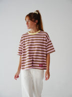 T-Shirt Nunu Marron Et Rose