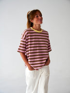 T-Shirt Nunu Marron Et Rose