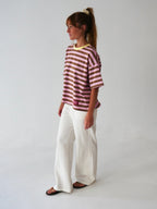 T-Shirt Nunu Marron Et Rose