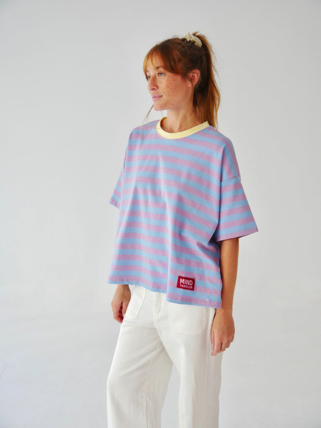 T-Shirt Nunu Lilas Et Bleu Ciel