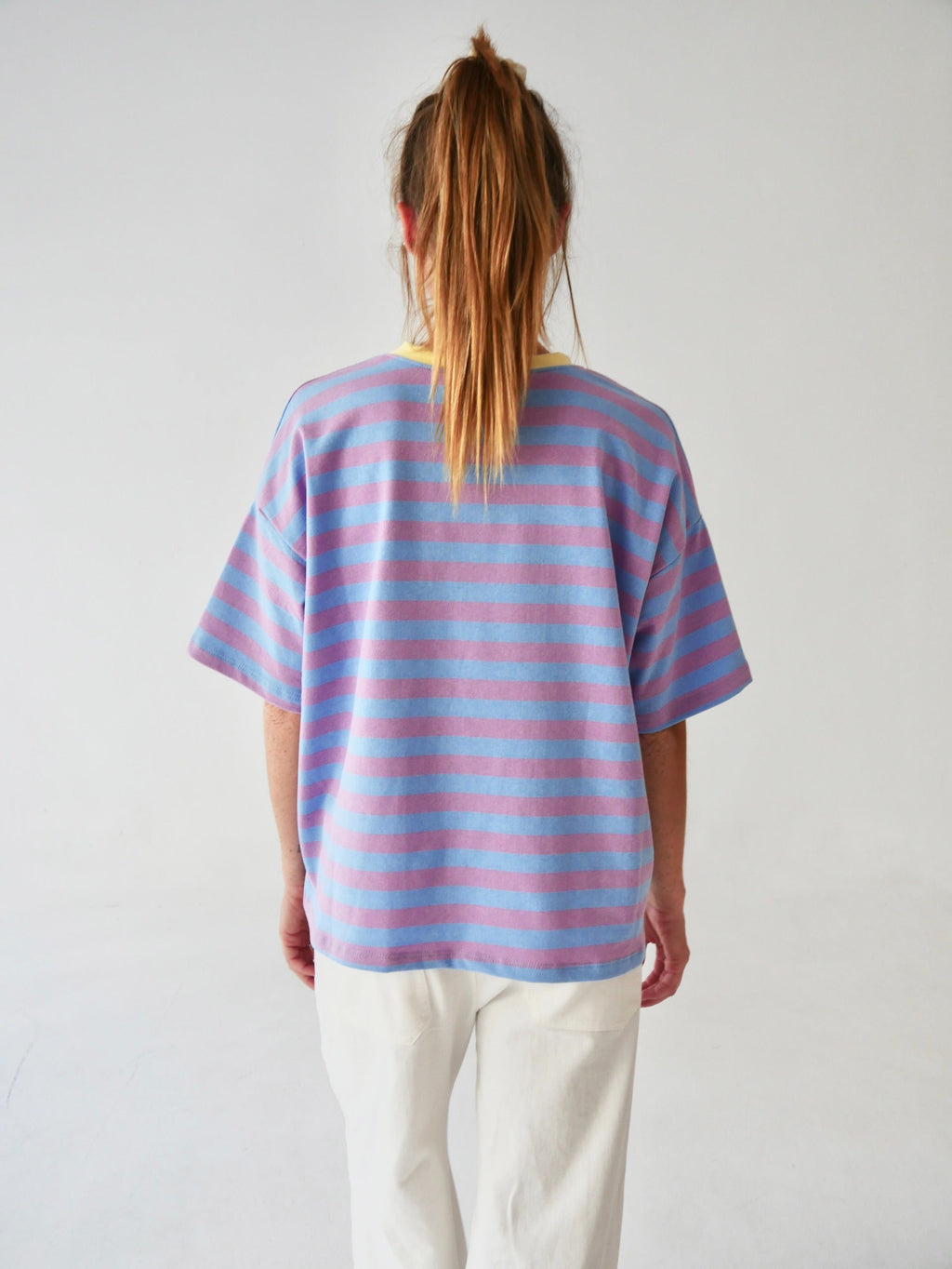 T-Shirt Nunu Lilas Et Bleu Ciel