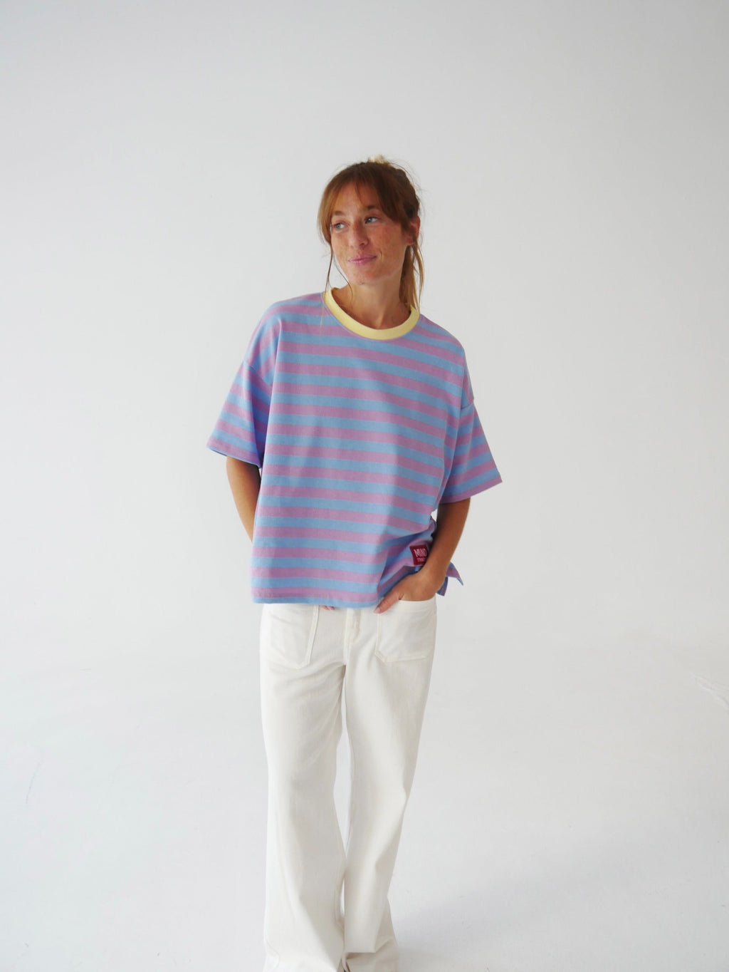 T-Shirt Nunu Lilas Et Bleu Ciel