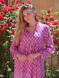 Allegra Purple Diamond Dress