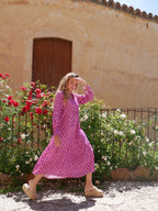 Allegra Purple Diamond Dress