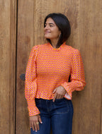 Orange Chia Blouse