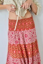 Jupe Boho Orange