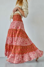 Jupe Boho Orange
