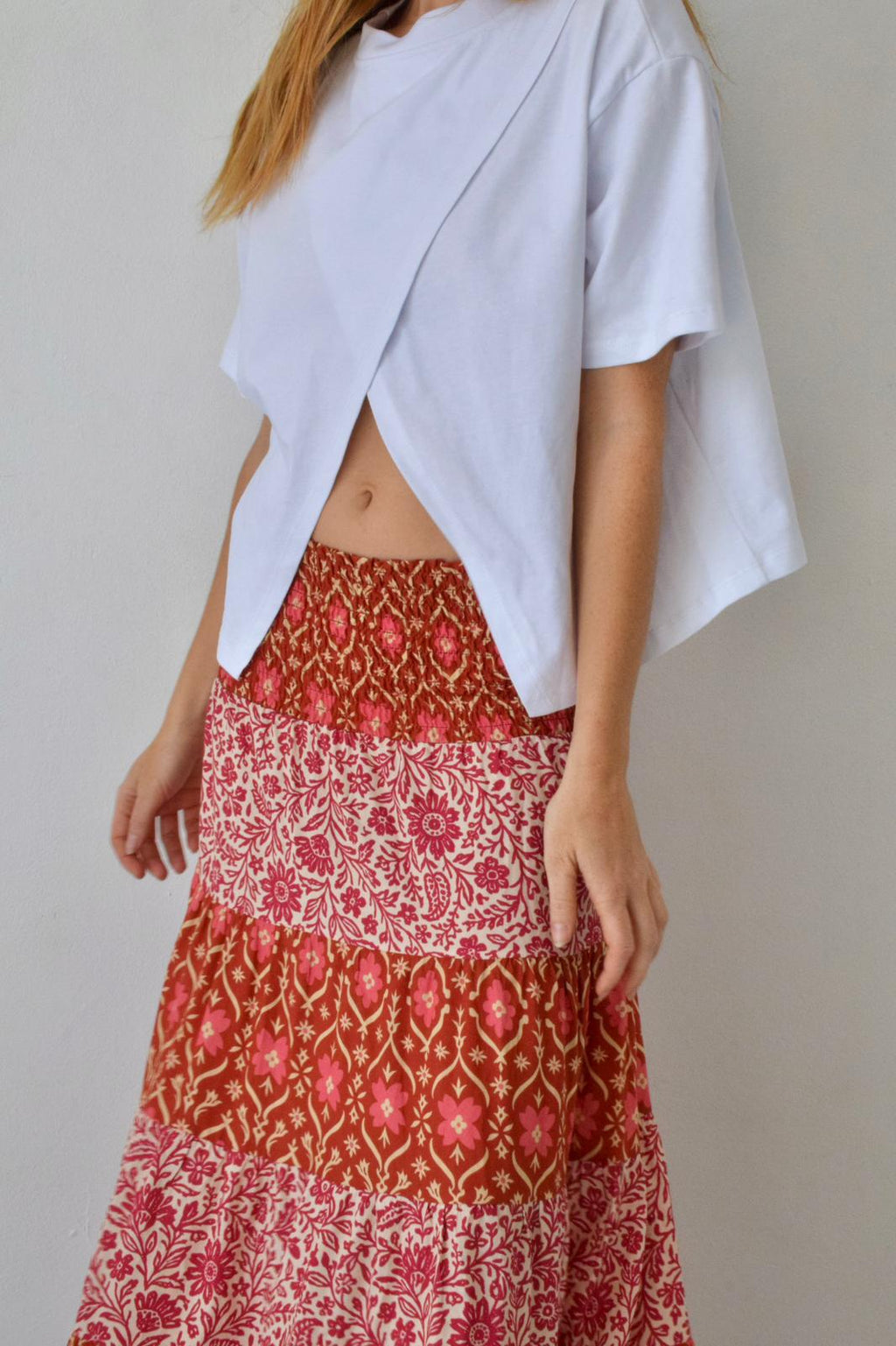 Jupe Boho Orange