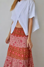 Jupe Boho Orange