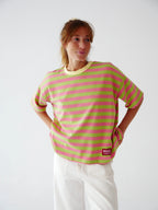 T-Shirt Nunu Vert Et Rose