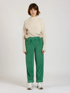 France Velvet Mom Trousers