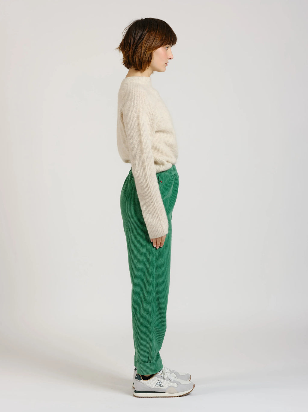 France Velvet Mom Trousers
