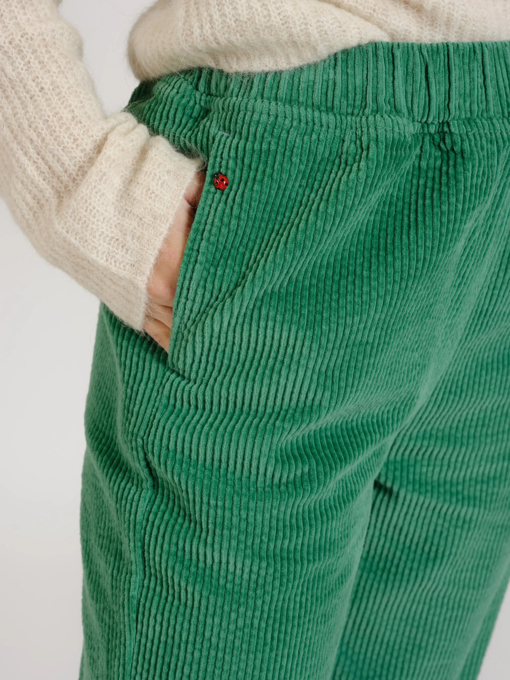 France Velvet Mom Trousers