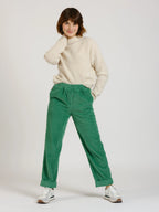 France Velvet Mom Trousers