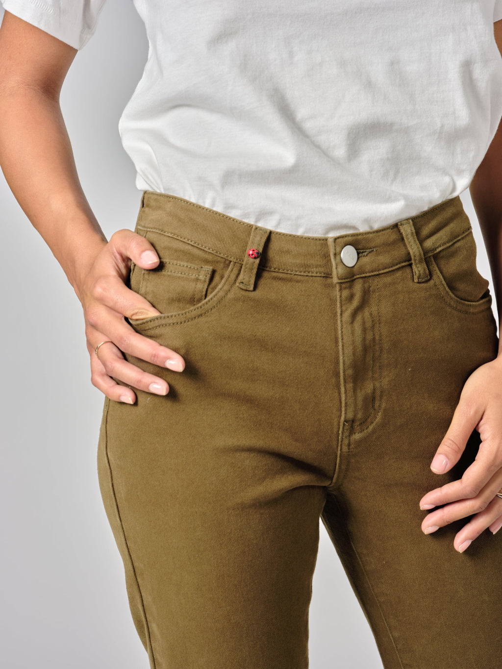Jean Boyfriend Slim Taille Haute Maeva
