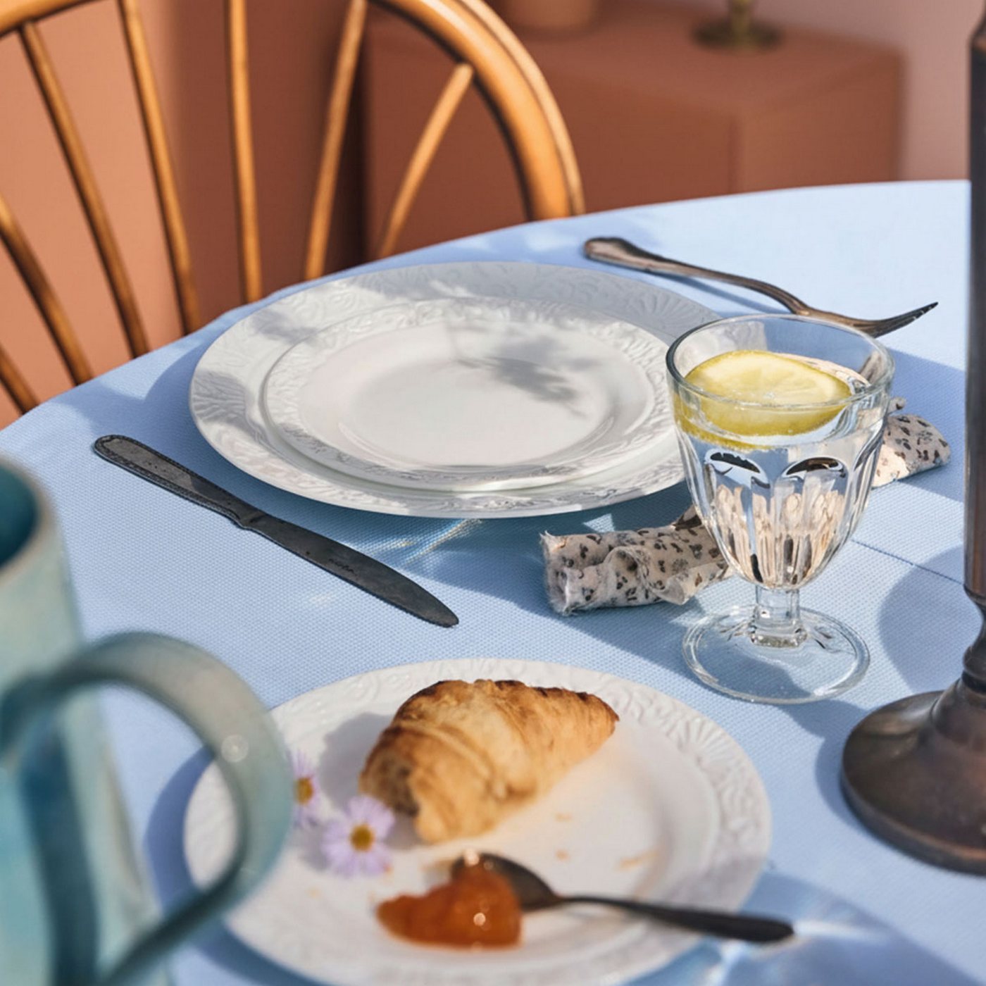 Danbury - 6 Dinner Plates - White - 25 cm - Luminarc
