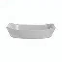 Smart Cuisine Wavy - 2 Rectangular Dishes 30 x 22 cm - Opal - Grey - Luminarc