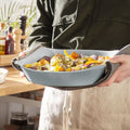 Smart Cuisine Wavy - 2 Rectangular Dishes 30 x 22 cm - Opal - Grey - Luminarc