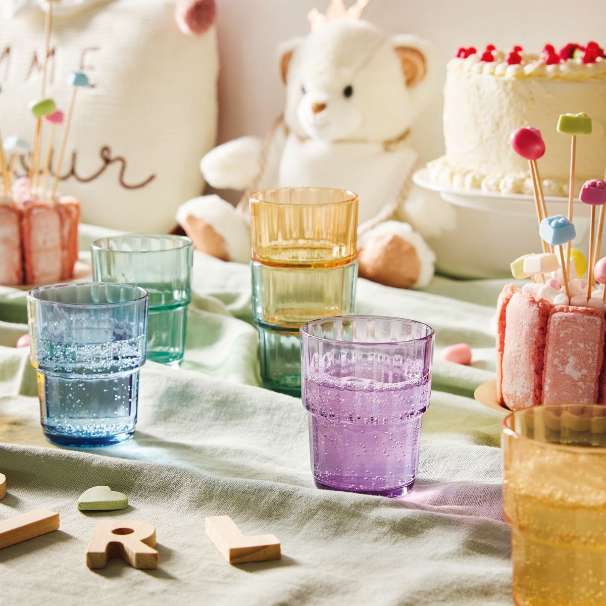 Sweetie Pie - 12 Verres À Eau - Verre Teinté - Multicolore - Sweetie Pie - 25Cl - Luminarc