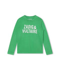 T-Shirt Manches Longues - Acid Green - Garçon - Zadig & Voltaire Kids