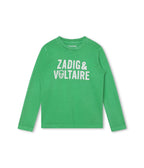 T-Shirt Manches Longues - Acid Green - Garçon - Zadig & Voltaire Kids