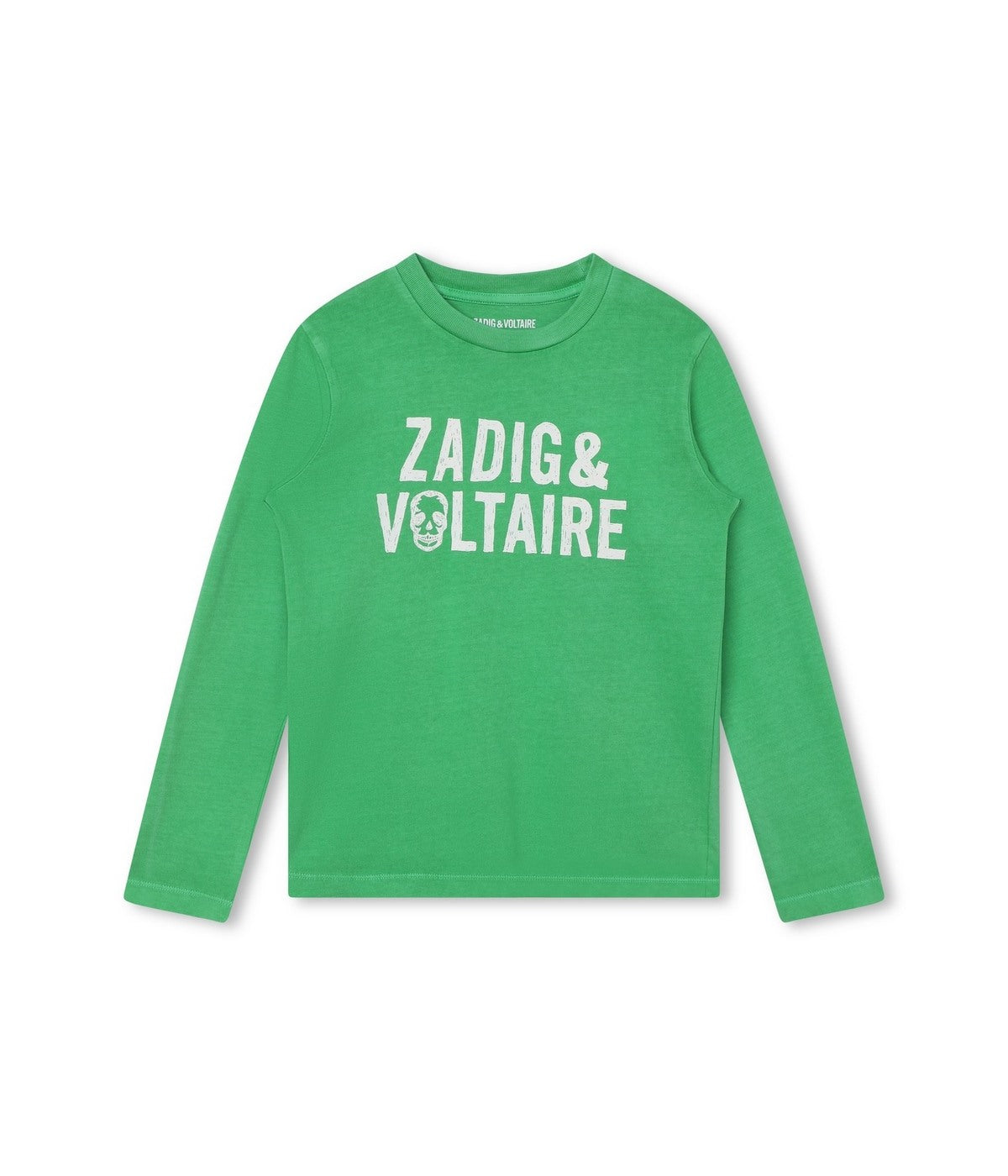 T-Shirt Manches Longues - Acid Green - Garçon - Zadig & Voltaire Kids