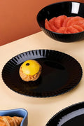 Bloom - 6 Dessert Plates - Black - 19cm - Luminarc