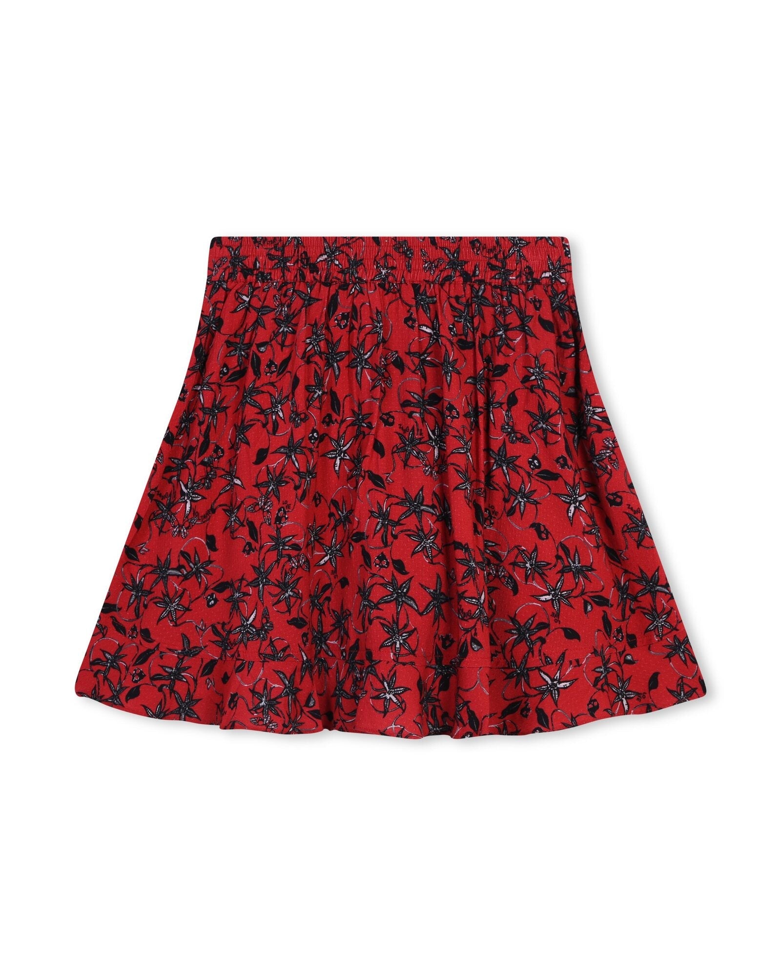 Zadig&Voltaire - Jupe A Volants - E New Red - Enfant - Fille