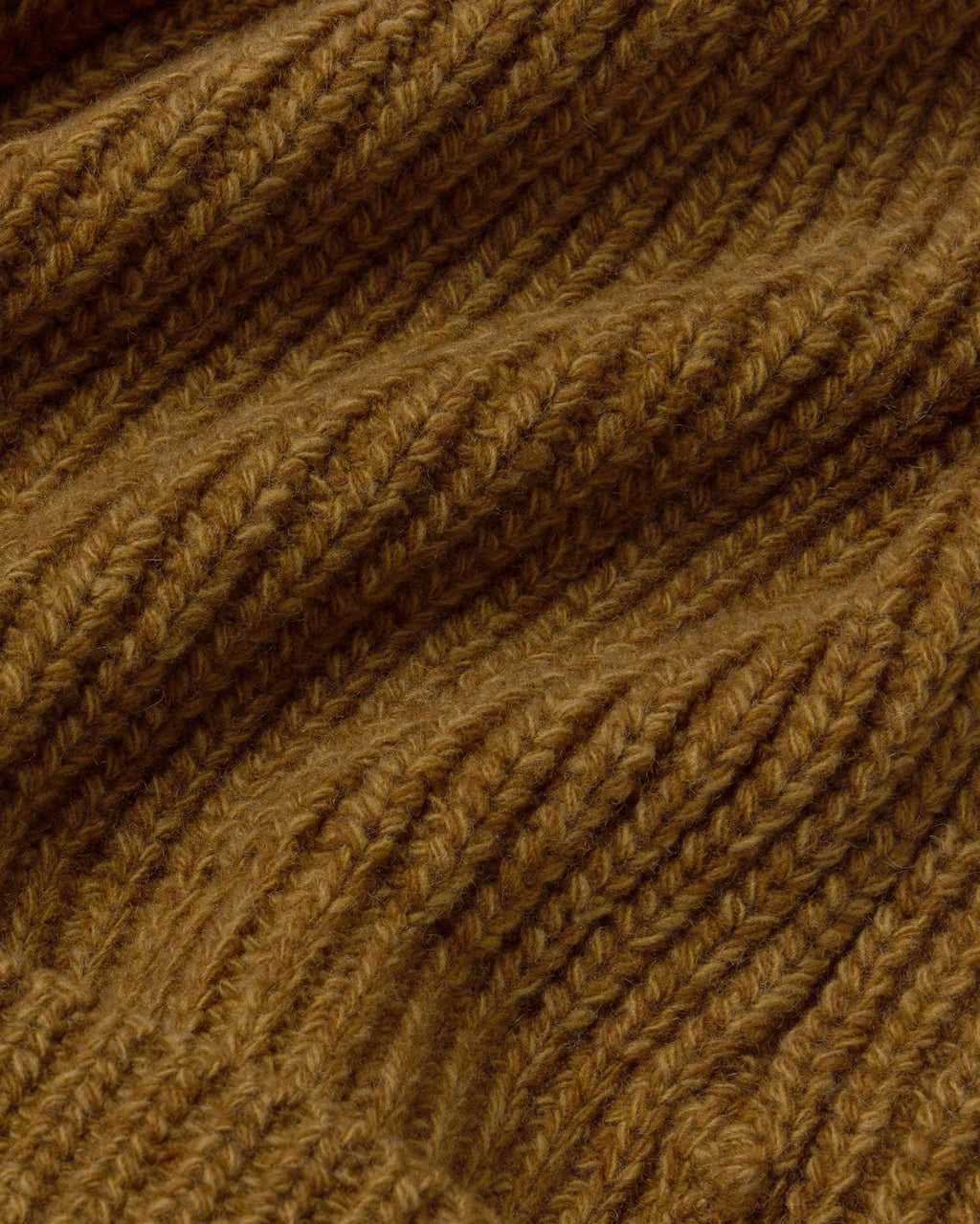 Ruby Wool Beanie - Brown