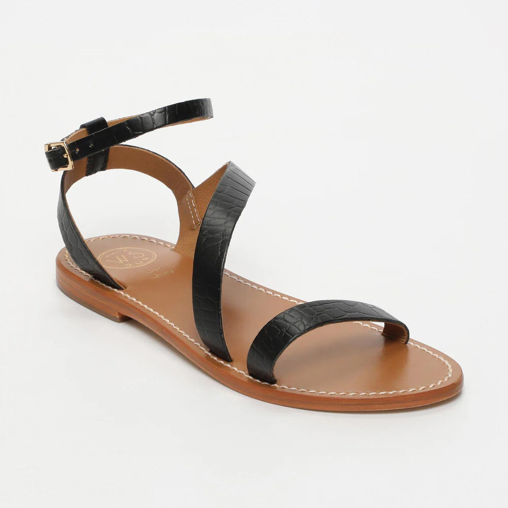 Sandales Xigala - Black Croco