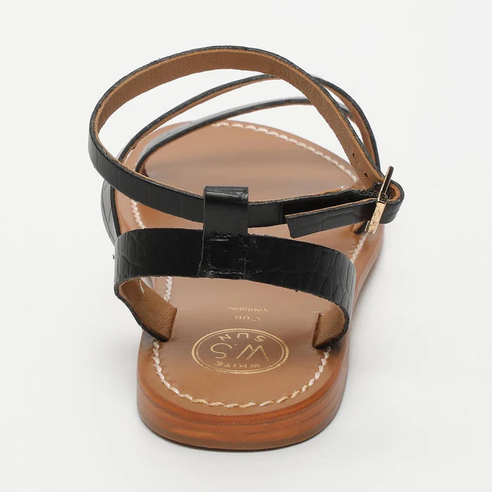 Sandales Xigala - Black Croco