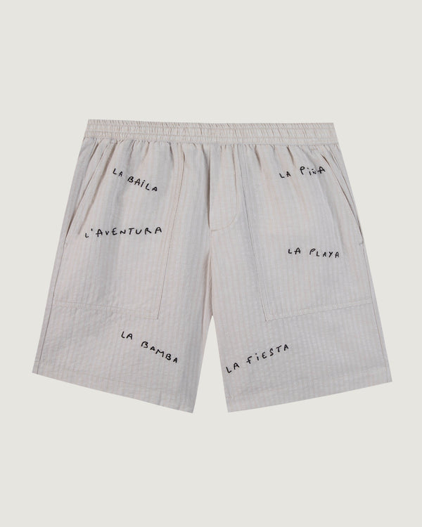 Pantalón "Linen And Cotton" Guignier Seersucker - Hombre