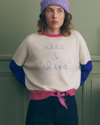 "Rise And Shine" Buzelin Cashmere Sweater