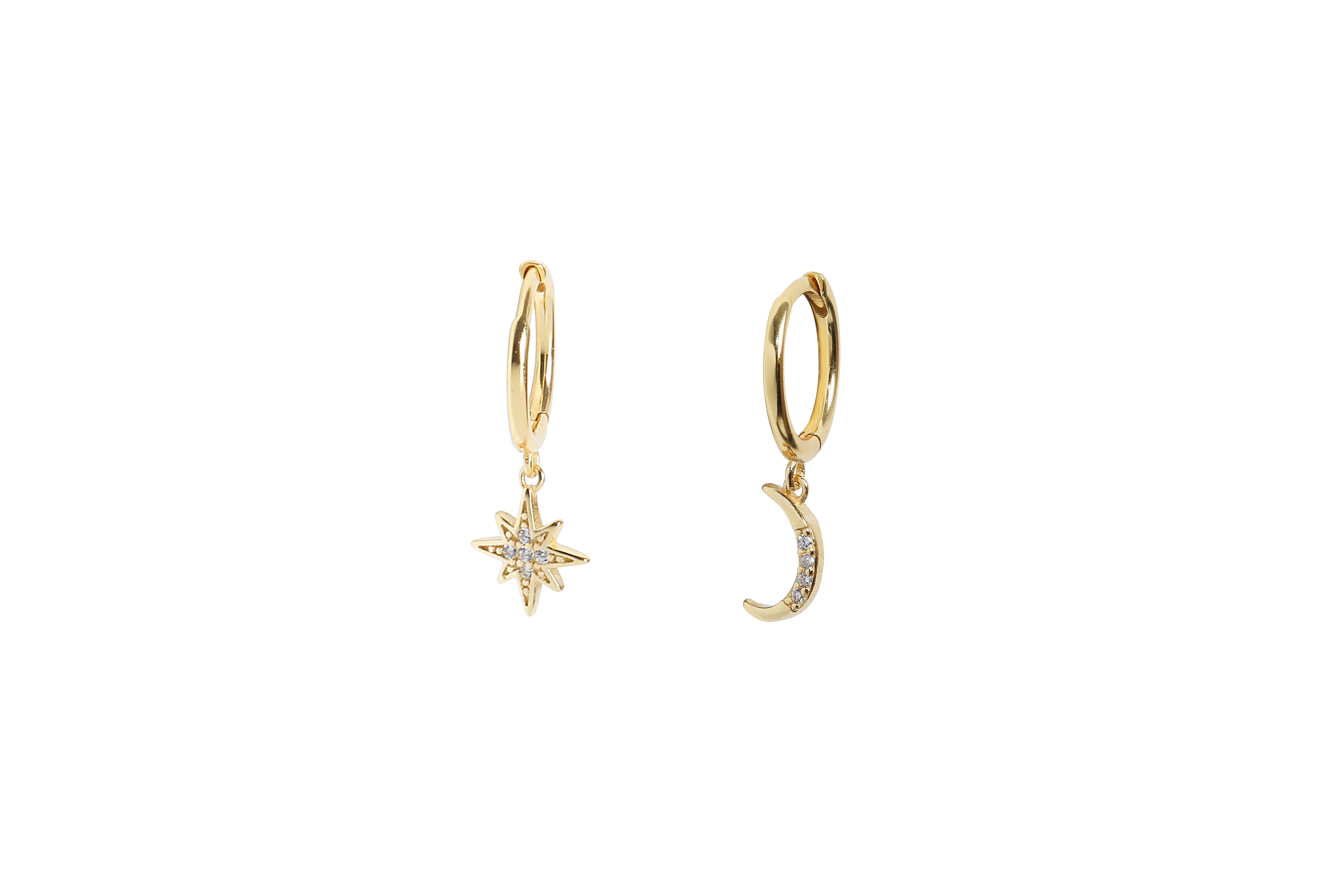 Yao Mini Gold Hoop Earrings