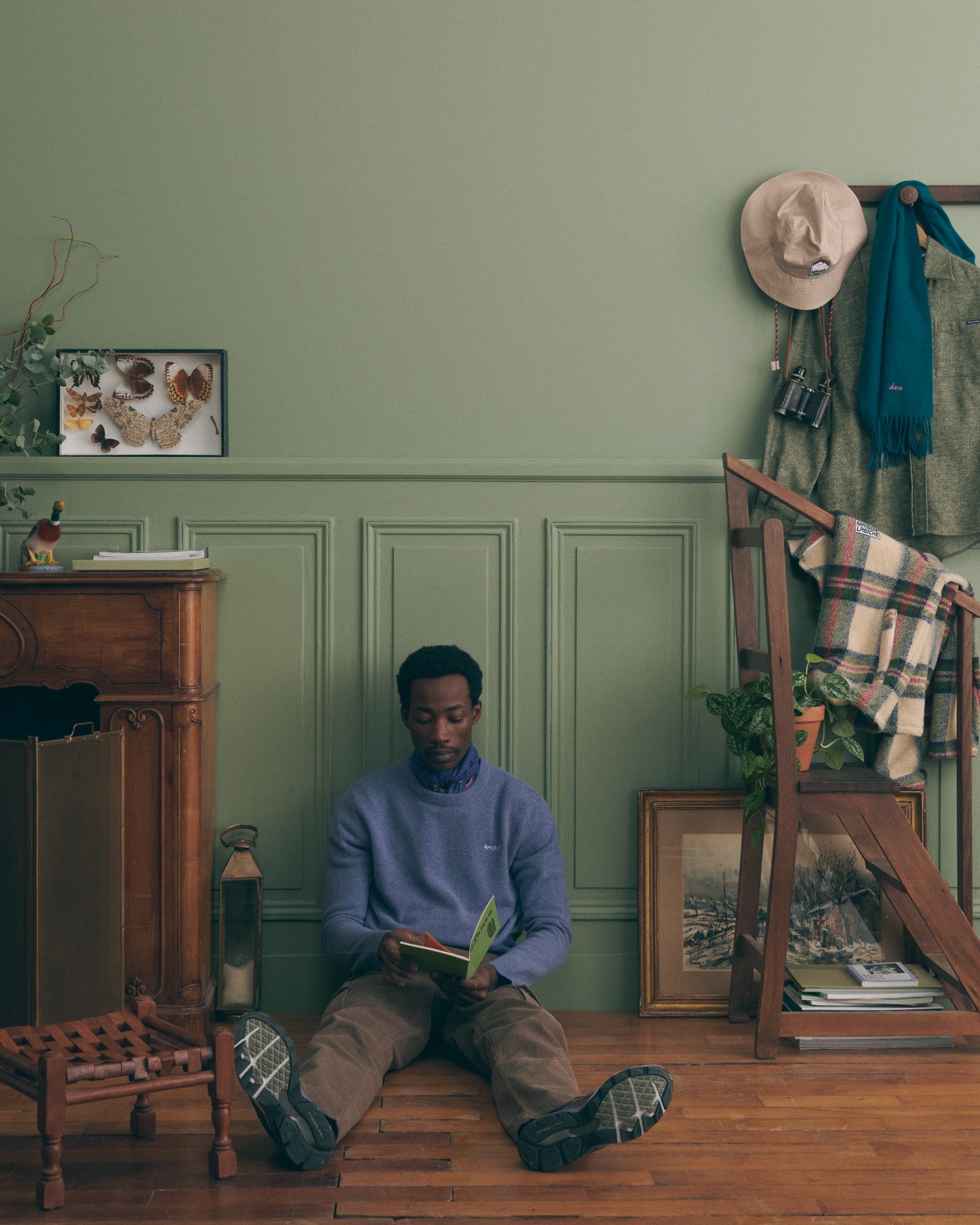 "Amour" Grand Cerf Lambswool Sweater