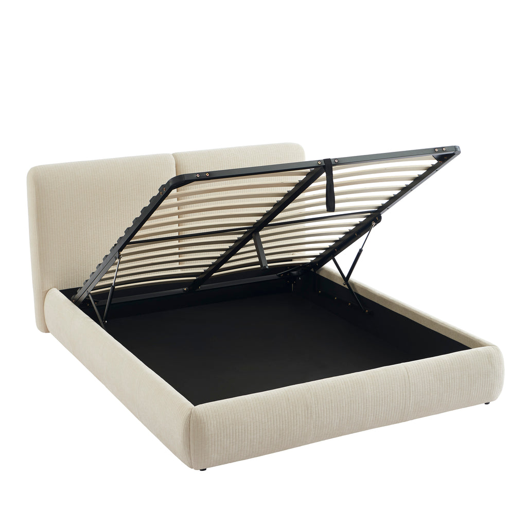 Yoka - Bed - Corduroy Velvet - Beige