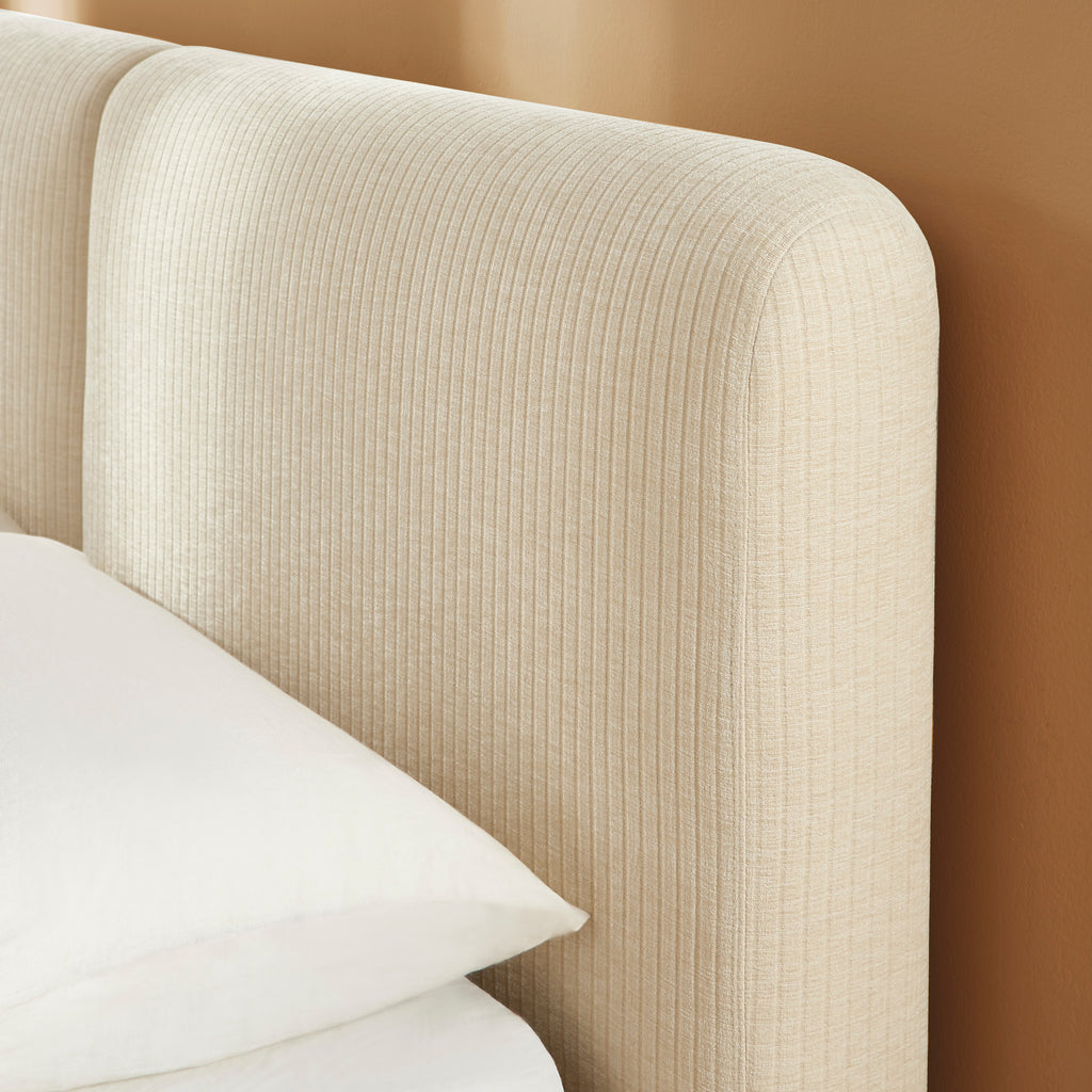 Yoka - Bed - Corduroy Velvet - Beige