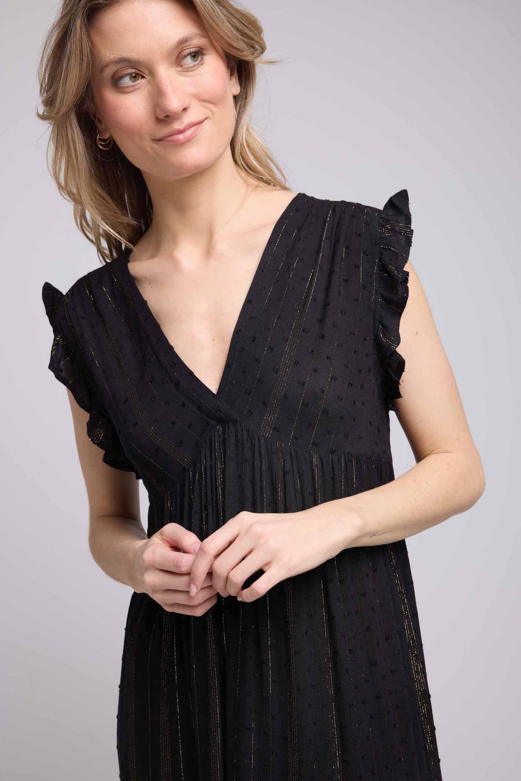 Vestido largo - Negro