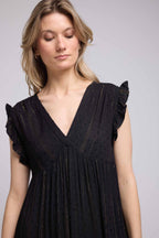Vestido largo - Negro