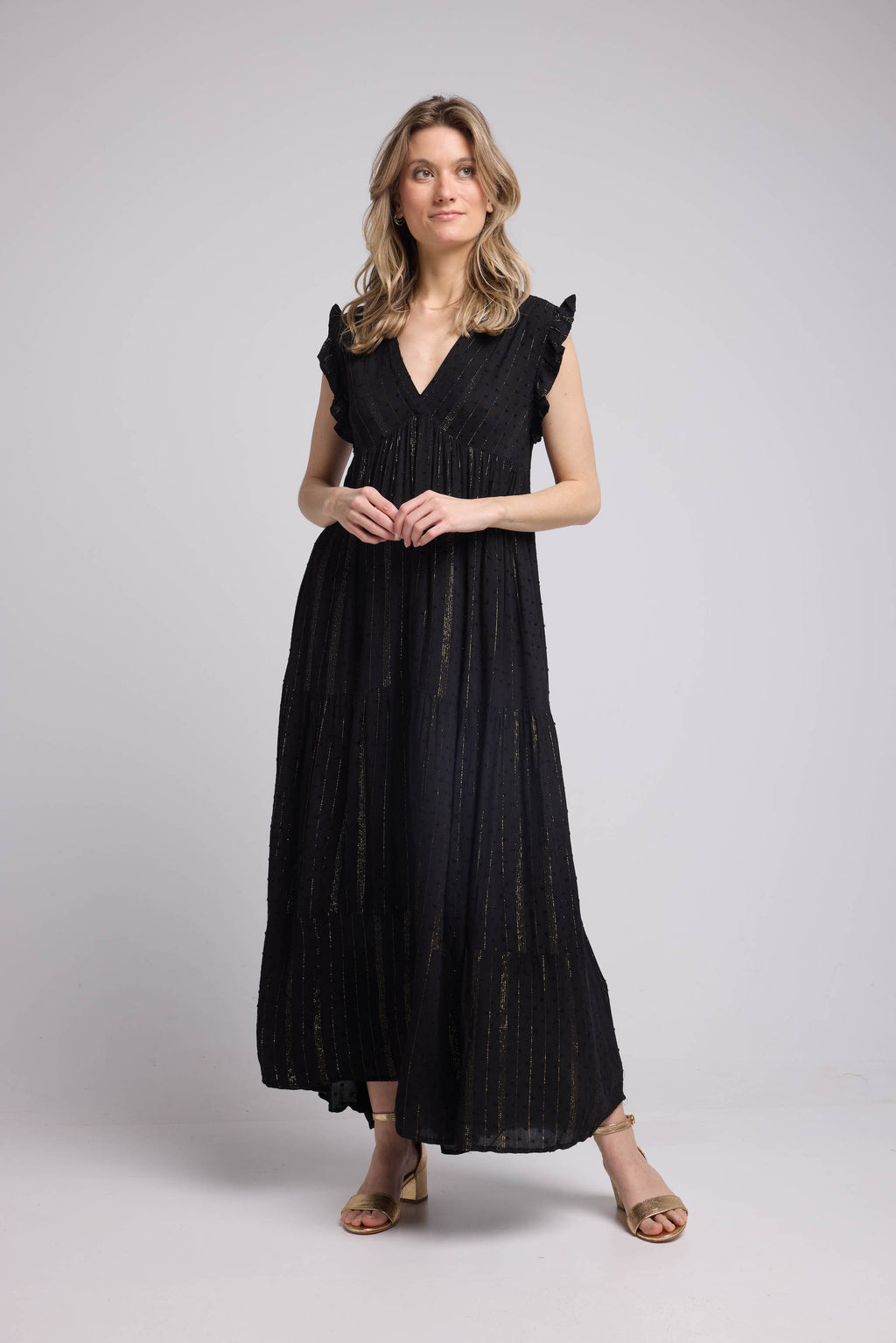Vestido largo - Negro