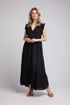 Vestido largo - Negro
