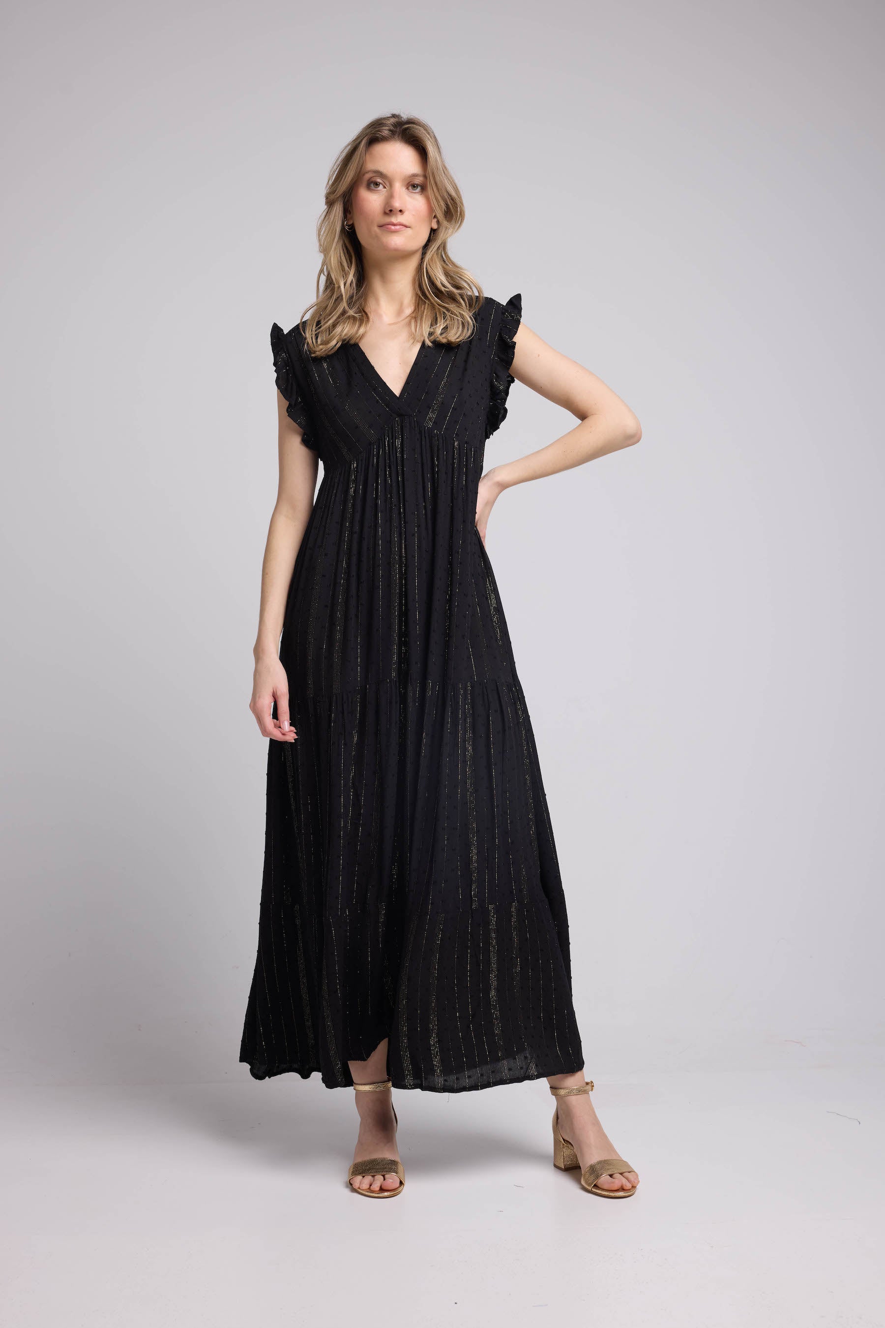 Vestido largo - Negro