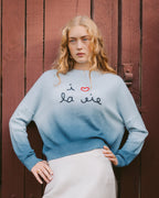 "I Love La Vie" Buzelin Cashmere Sweater