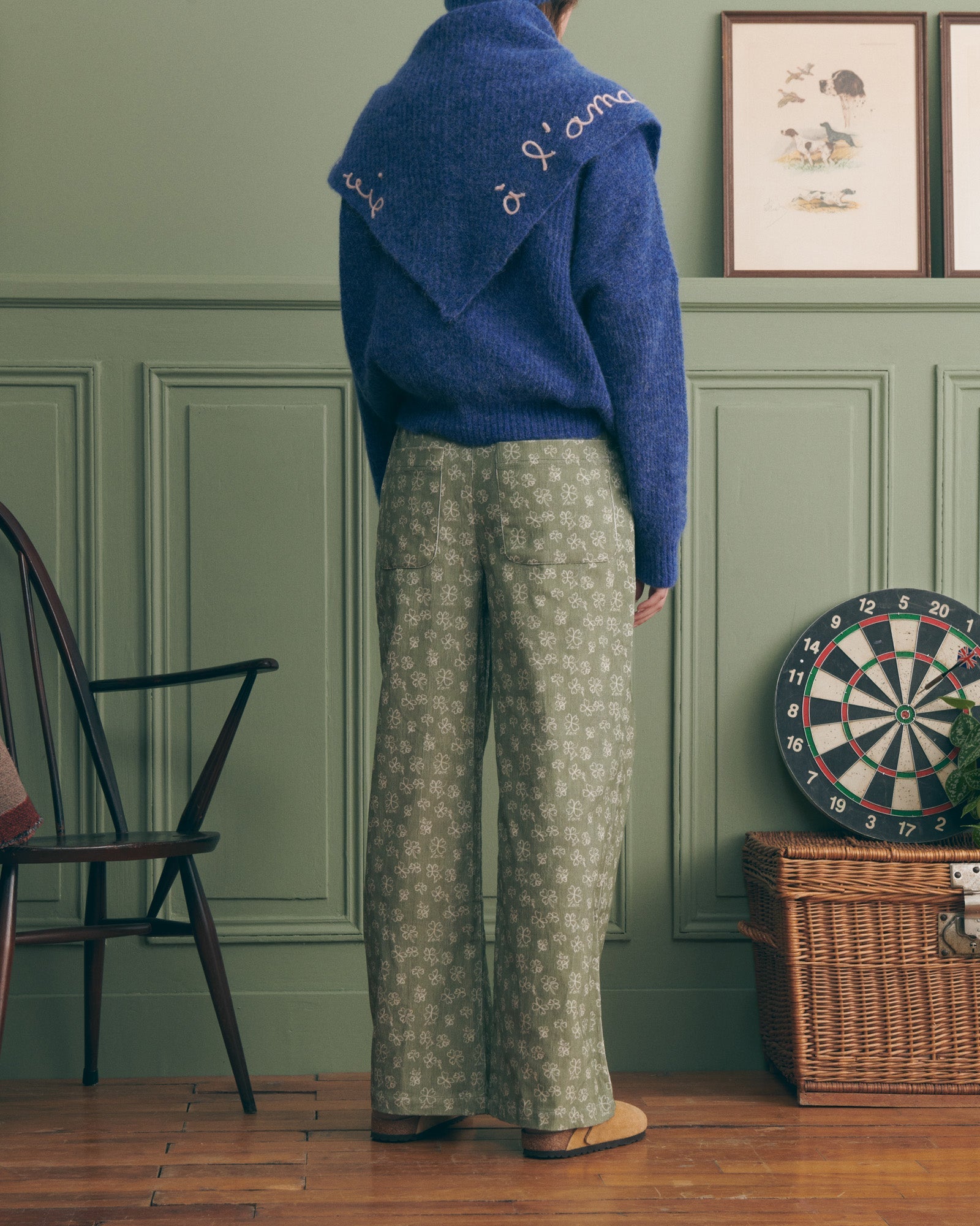 Pull "Bonjour" Cerisoles Wool And Alpaga